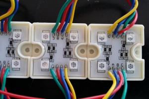 MÓDULO DE LED SMD 4L5050 CUADRADO RGB (36mm x 36mm)